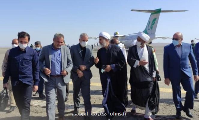 وزیر آموزش و پرورش وارد بم شد