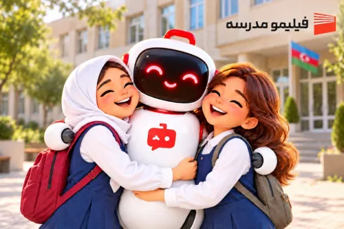 آموزش مجانی دختران محروم از تحصیل کشور آذربایجان با هوش مصنوعی فیلیمومدرسه